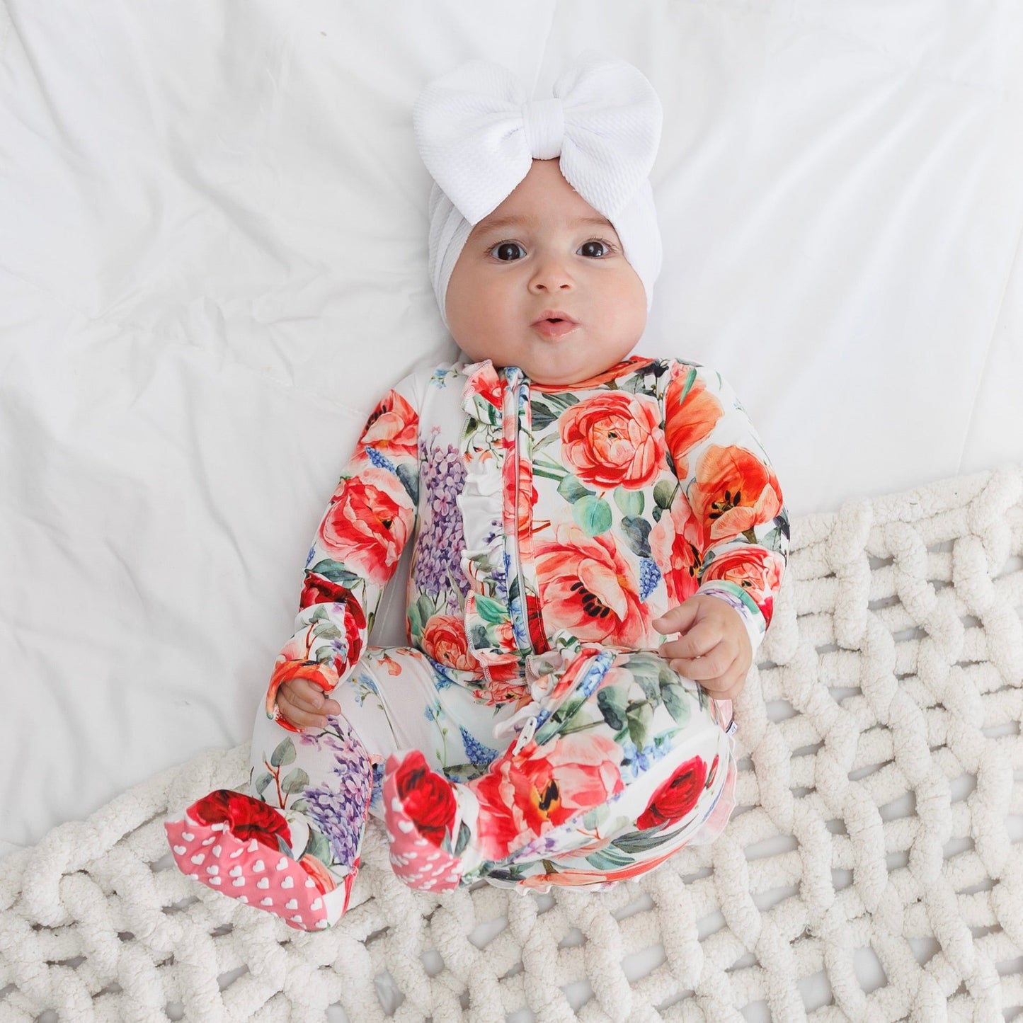 Ashley Baby Ruffle Pajama - Double the Sprinkles