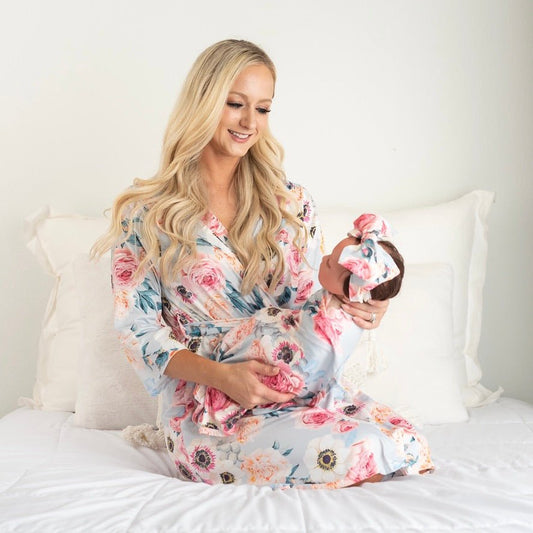 Faith Robe & Faith Swaddle Set - Double the Sprinkles