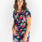 Navy Floral Shorts Maternity Nursing PJ - Double the Sprinkles