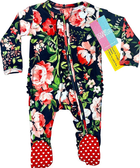 Scarlet Baby Ruffle Pajama - Double the Sprinkles