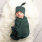 Solid Green Swaddle Set - Double the Sprinkles