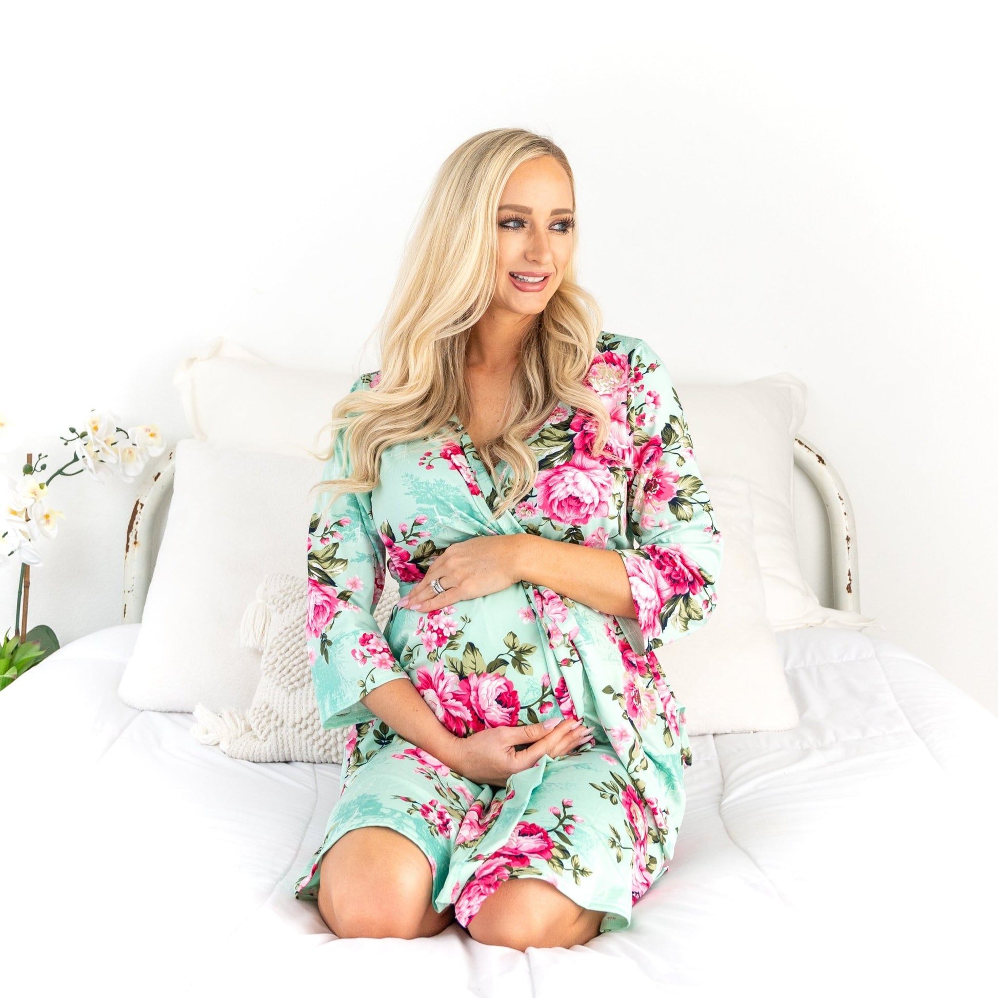 Valentina Maternity Robe - Double the Sprinkles