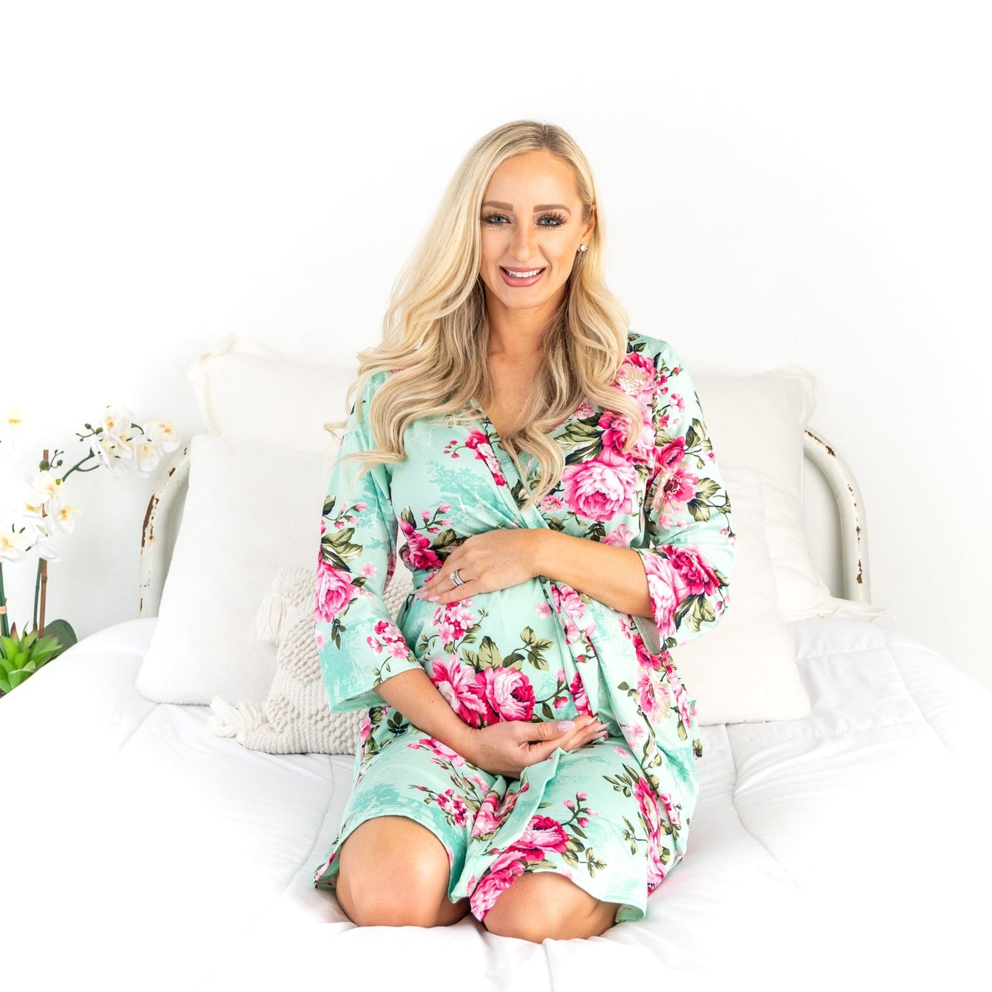 Valentina Maternity Robe - Double the Sprinkles